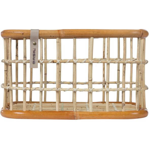 Basil mand Green Life Rotan L 30L natural bruin