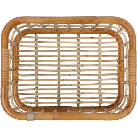 Basil mand Green Life Rotan L 30L natural bruin