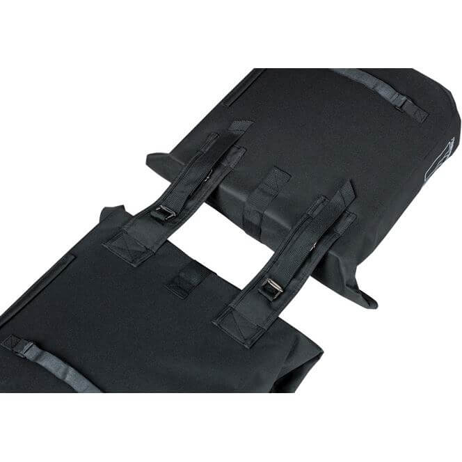 Basil fietstas dubbel City zwart 28-32L