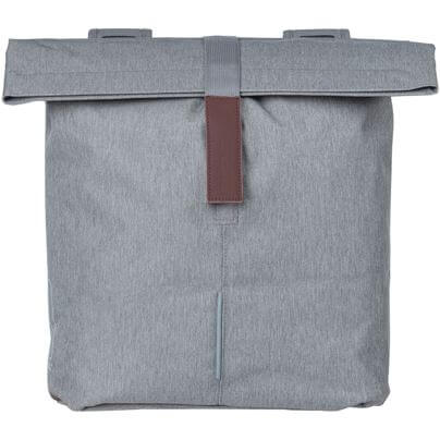 Basil fietstas dubbel City grijs melee 28-32L