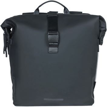 Basil fietstas dubbel SoHo Nordlight night zwart 41L