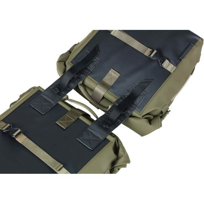 Basil fietstas dubbel SoHo Nordlight moss groen 41L