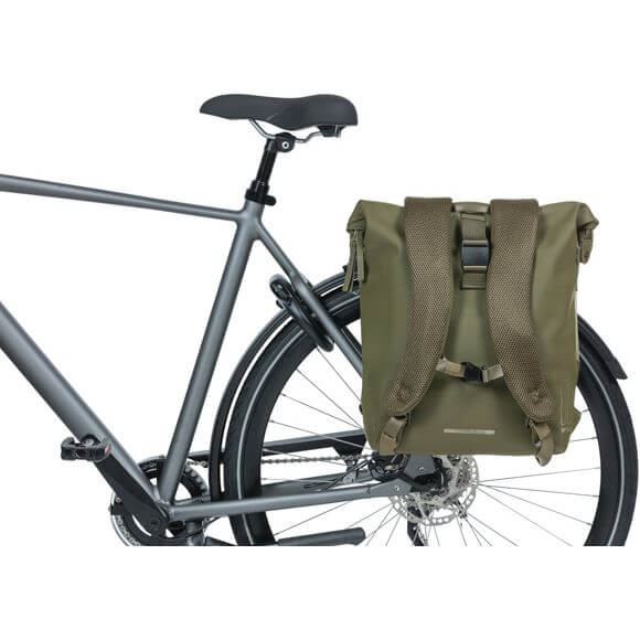 Basil fietsrugzak SoHo Nordlight moss groen
