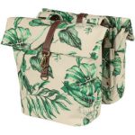 Basil fietstas dubbel Ever-Green sandshell beige 28-32L