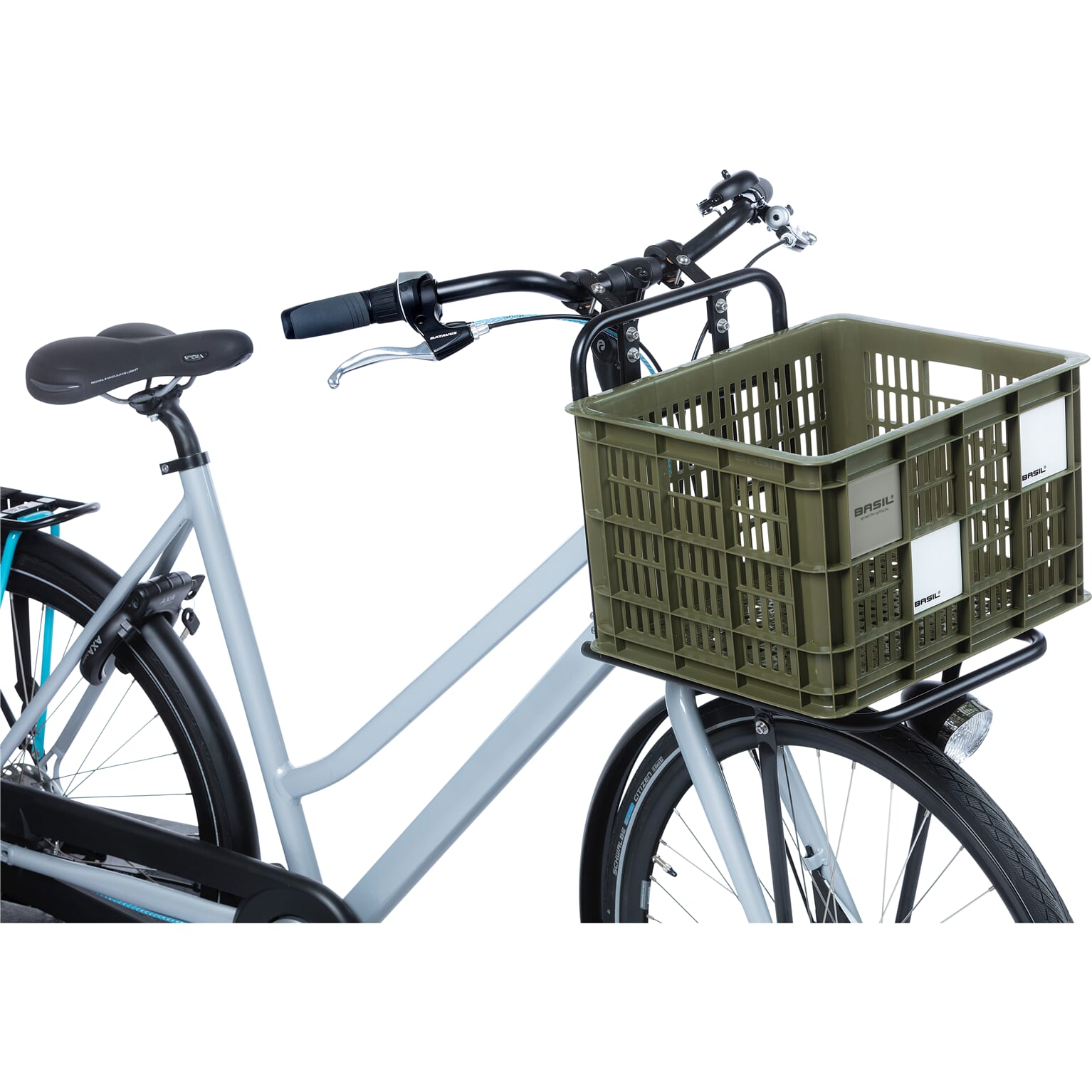 Basil Kratklikker High reflective 2 stuks zilver