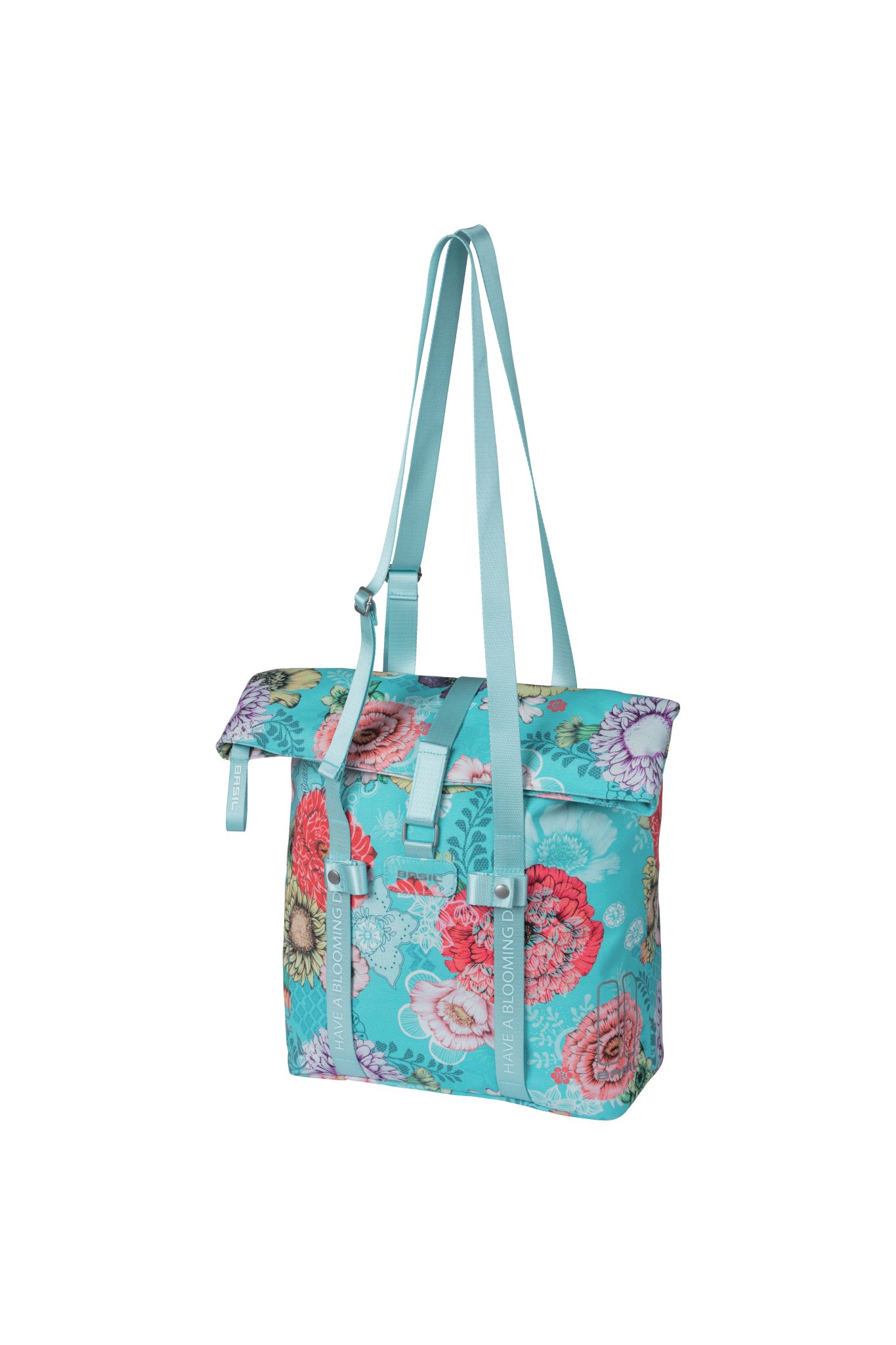 Basil shoppertas Bloom Field blue