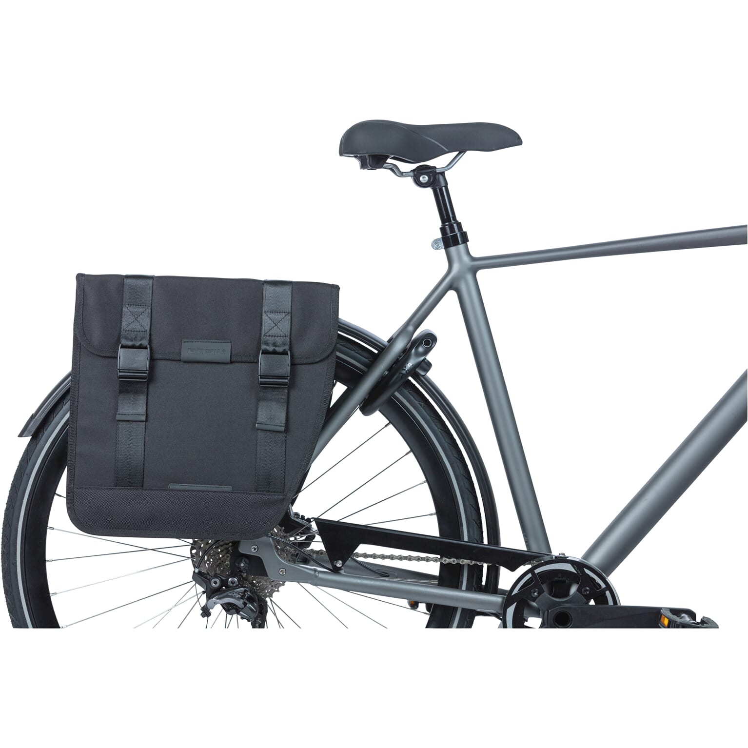 Basil fietstas dubbel Tour XL zwart 35L