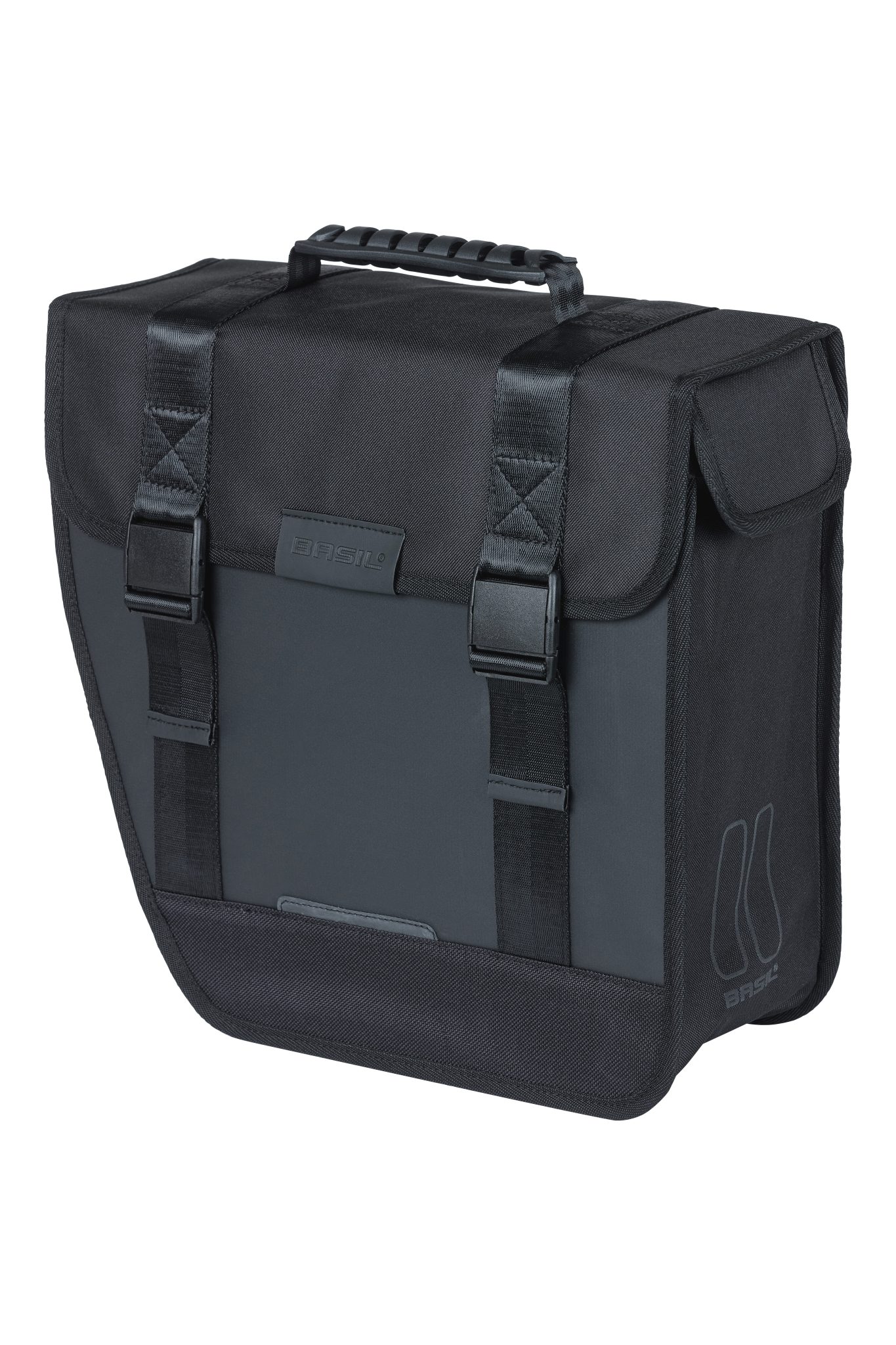 Basil fietstas enkel Tour Waterproof zwart Links 14L