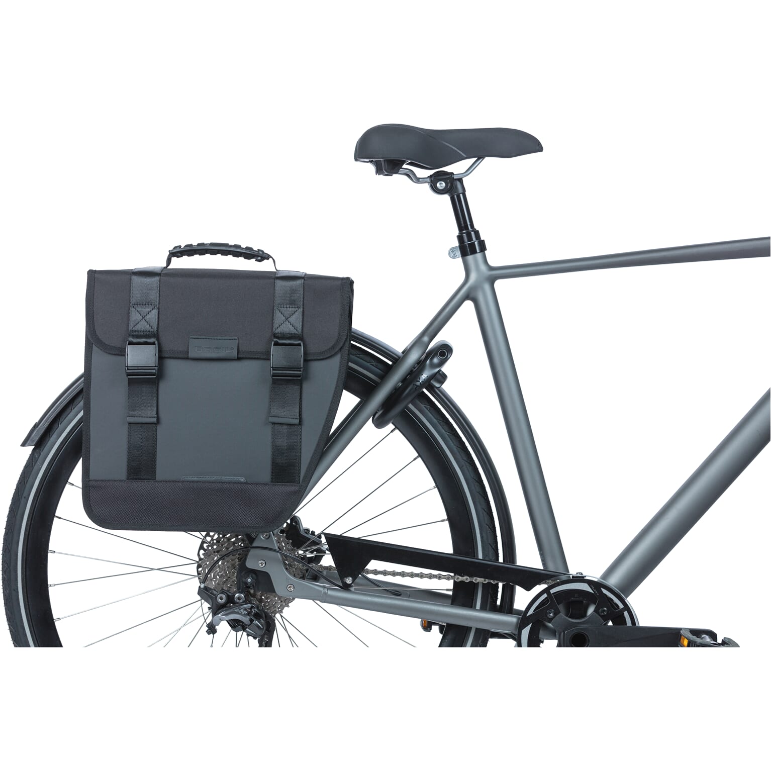 Basil fietstas enkel Tour Waterproof zwart Rechts 14L