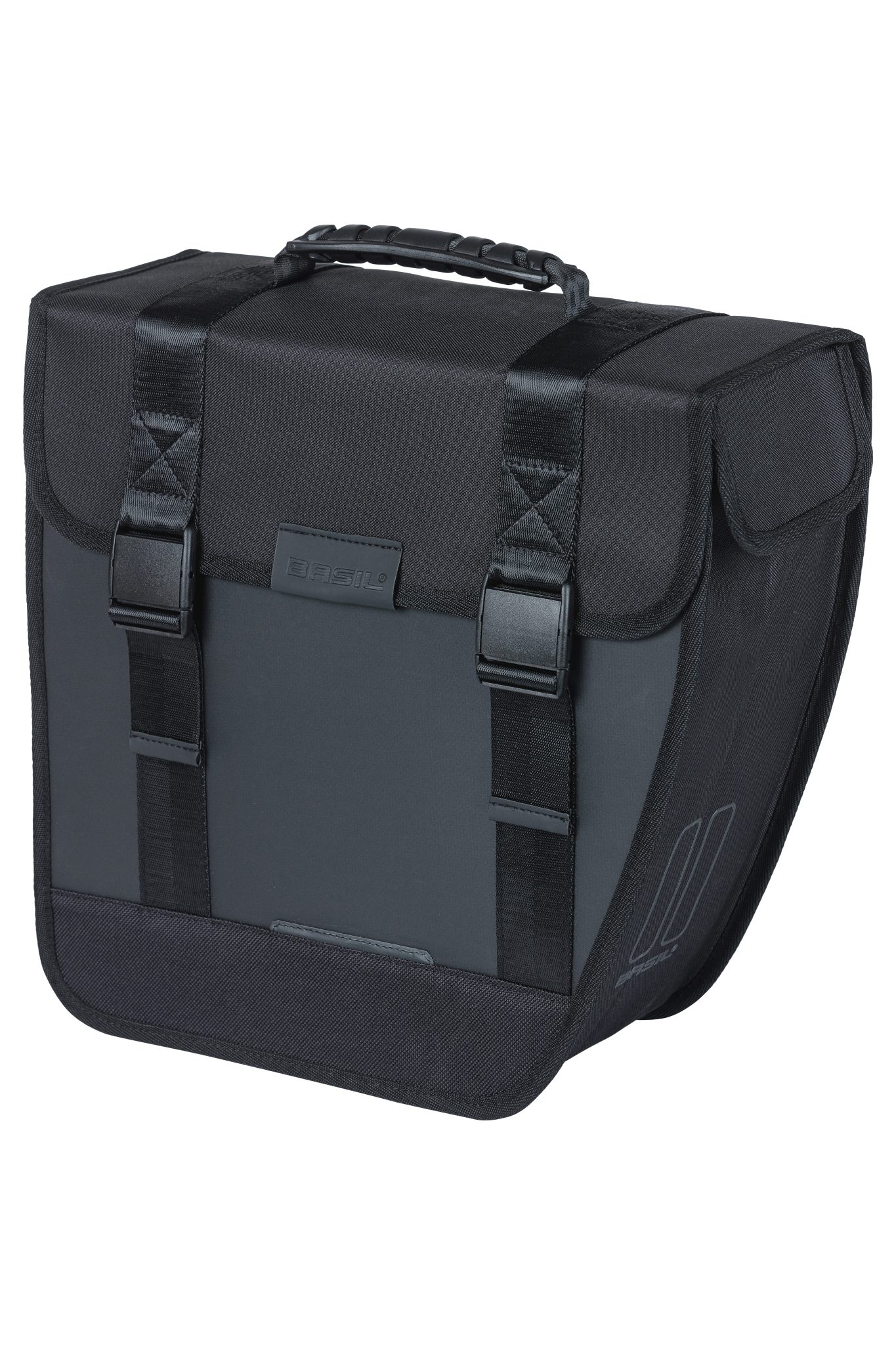 Basil fietstas enkel Tour Waterproof zwart Rechts 14L