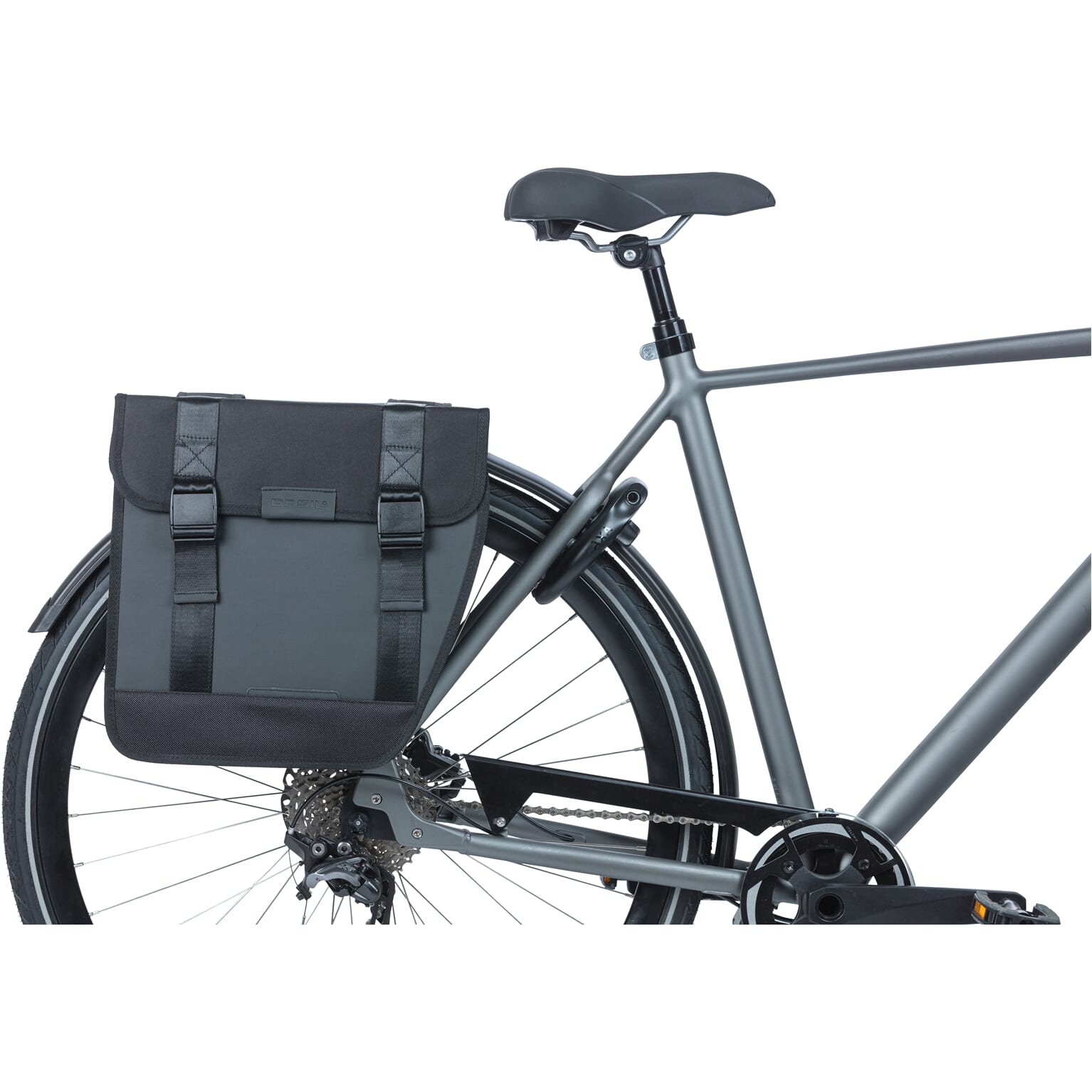 Basil fietstas dubbel Tour Waterproof zwart 28L