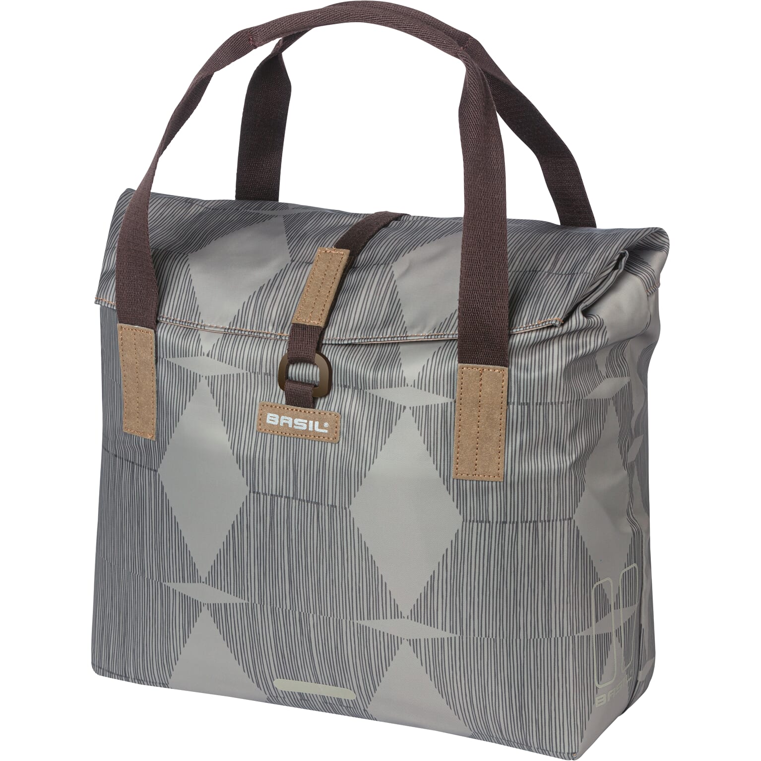 Basil shoppertas Elegance chateau taupe 20-26L