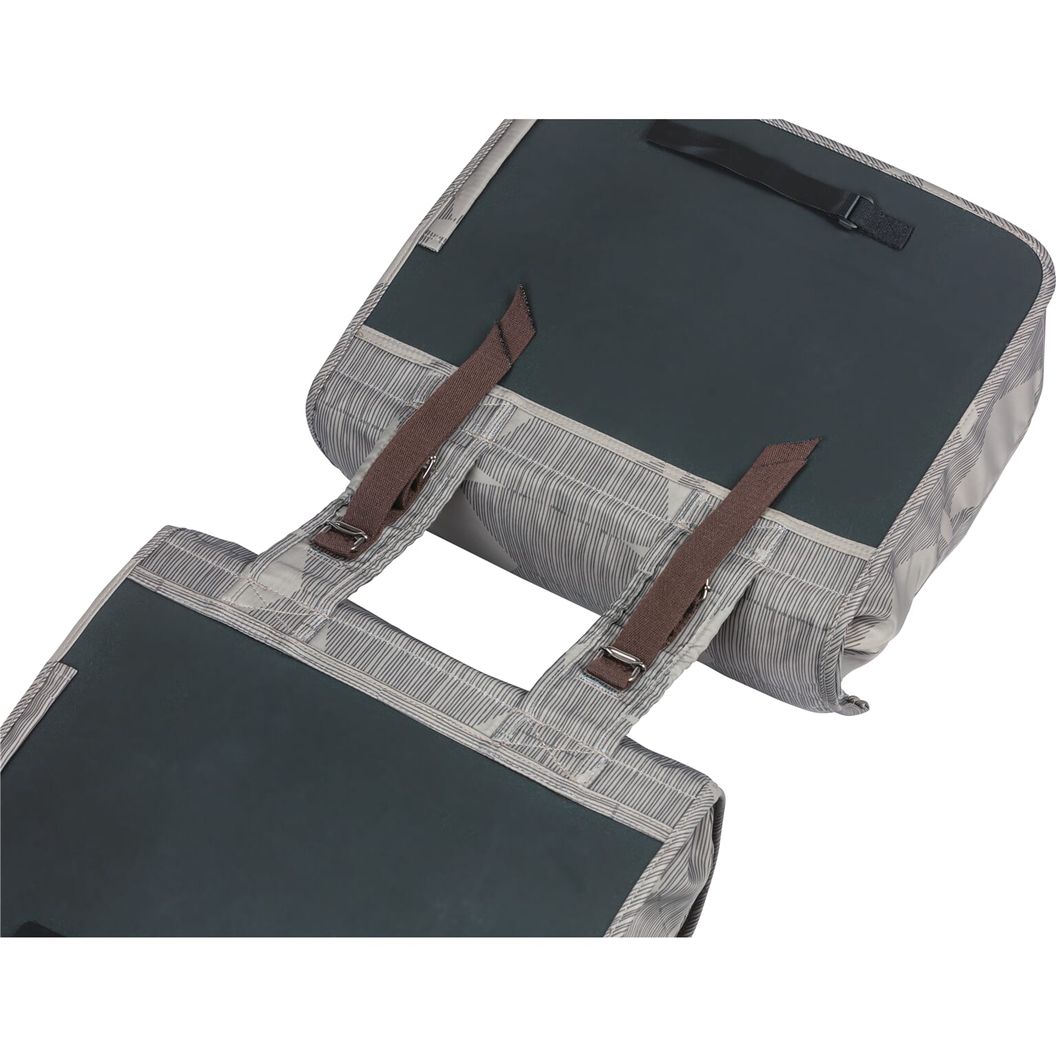 Basil fietstas dubbel Elegance chateau taupe 40-49L