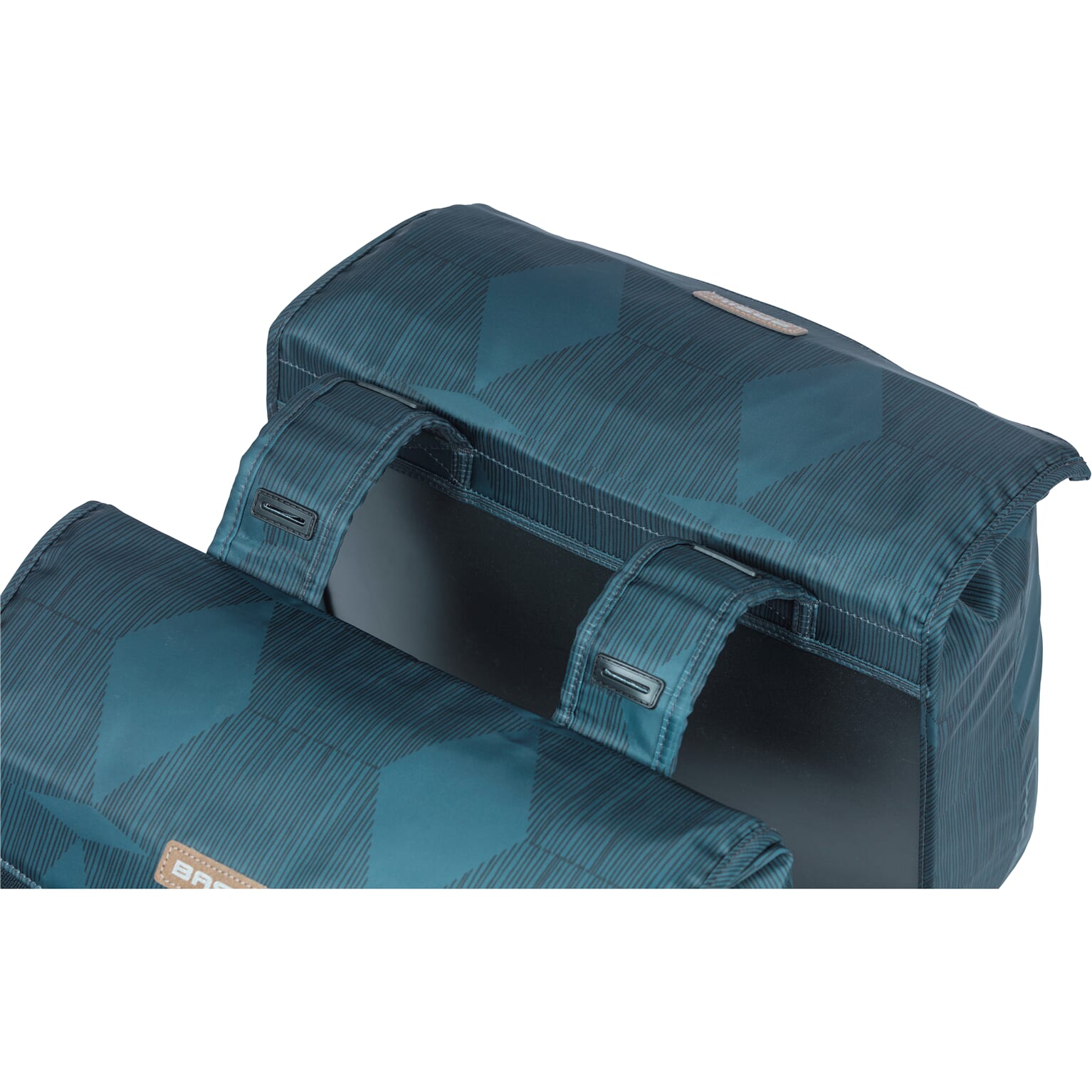 Basil fietstas dubbel Elegance estate blauw 40-49L