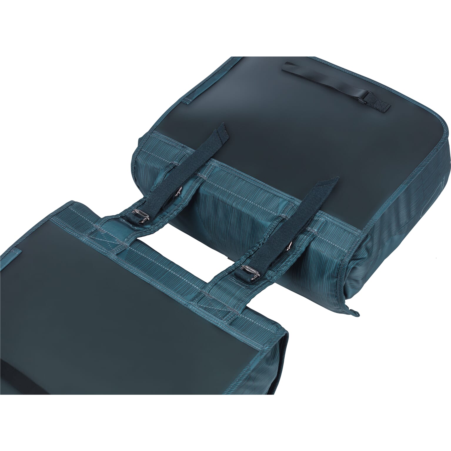 Basil fietstas dubbel Elegance estate blauw 40-49L