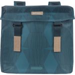 Basil fietstas dubbel Elegance estate blauw 40-49L