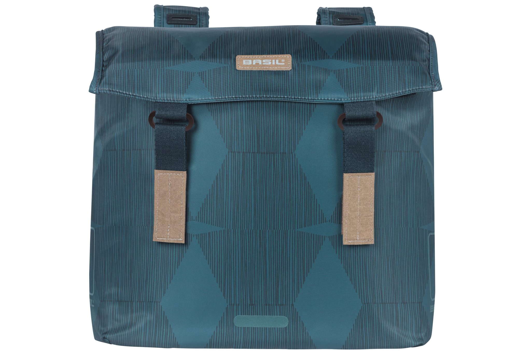 Basil fietstas dubbel Elegance estate blauw 40-49L