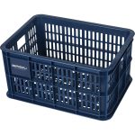 Basil fietskrat S blauw 17.5L recycled