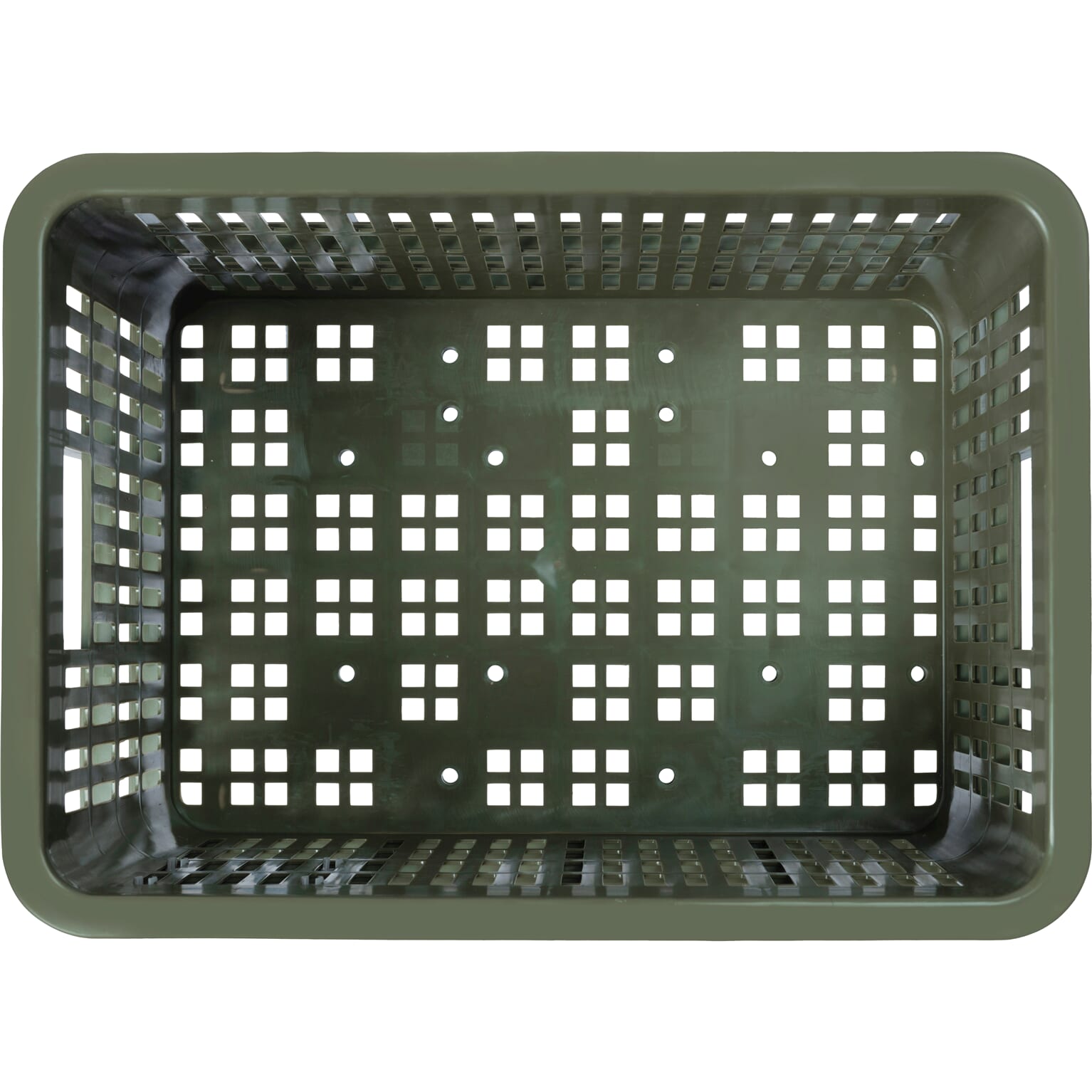 Basil fietskrat S moss groen 17.5L recycled