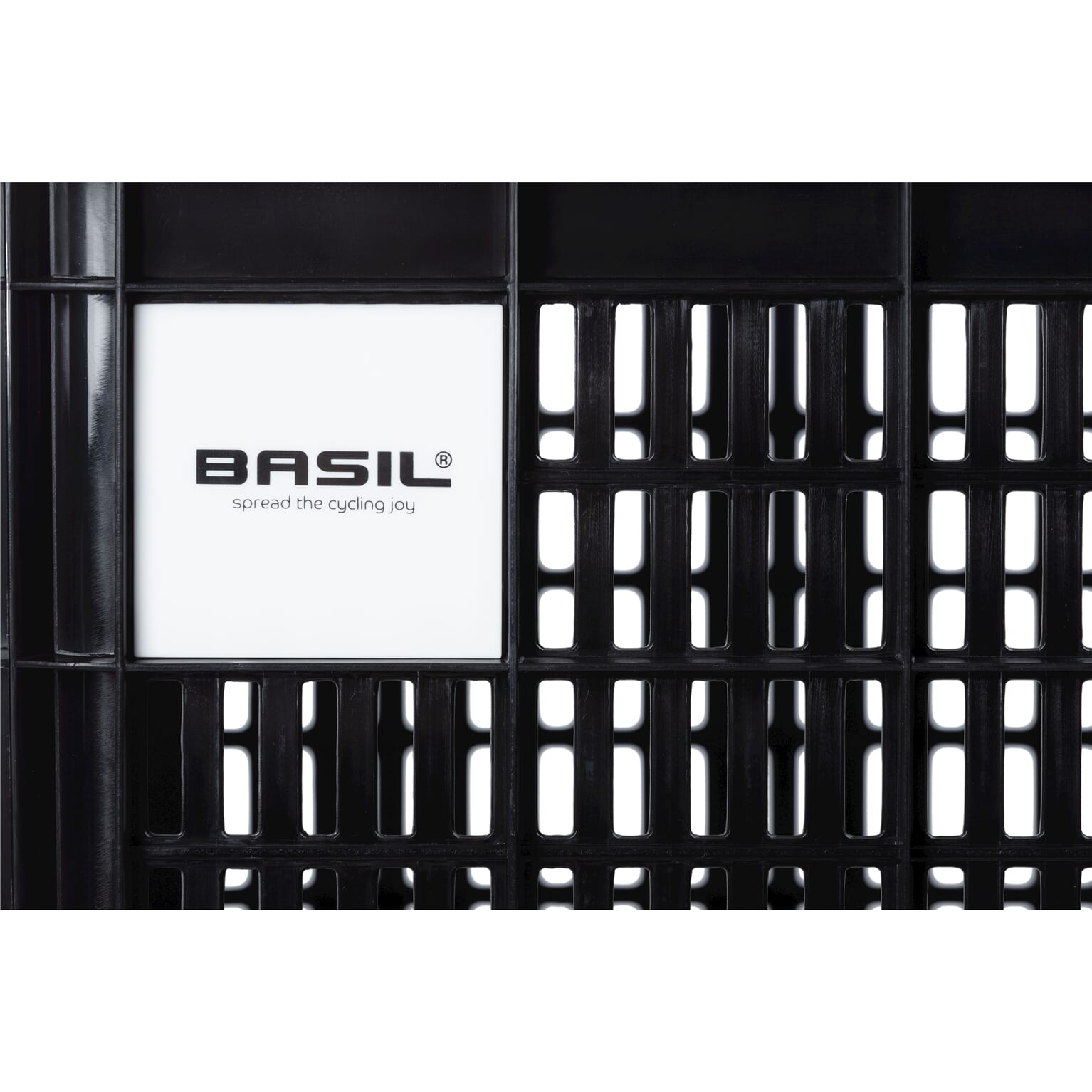 Basil fietskrat M - 29.5L - Recycled - Zwart