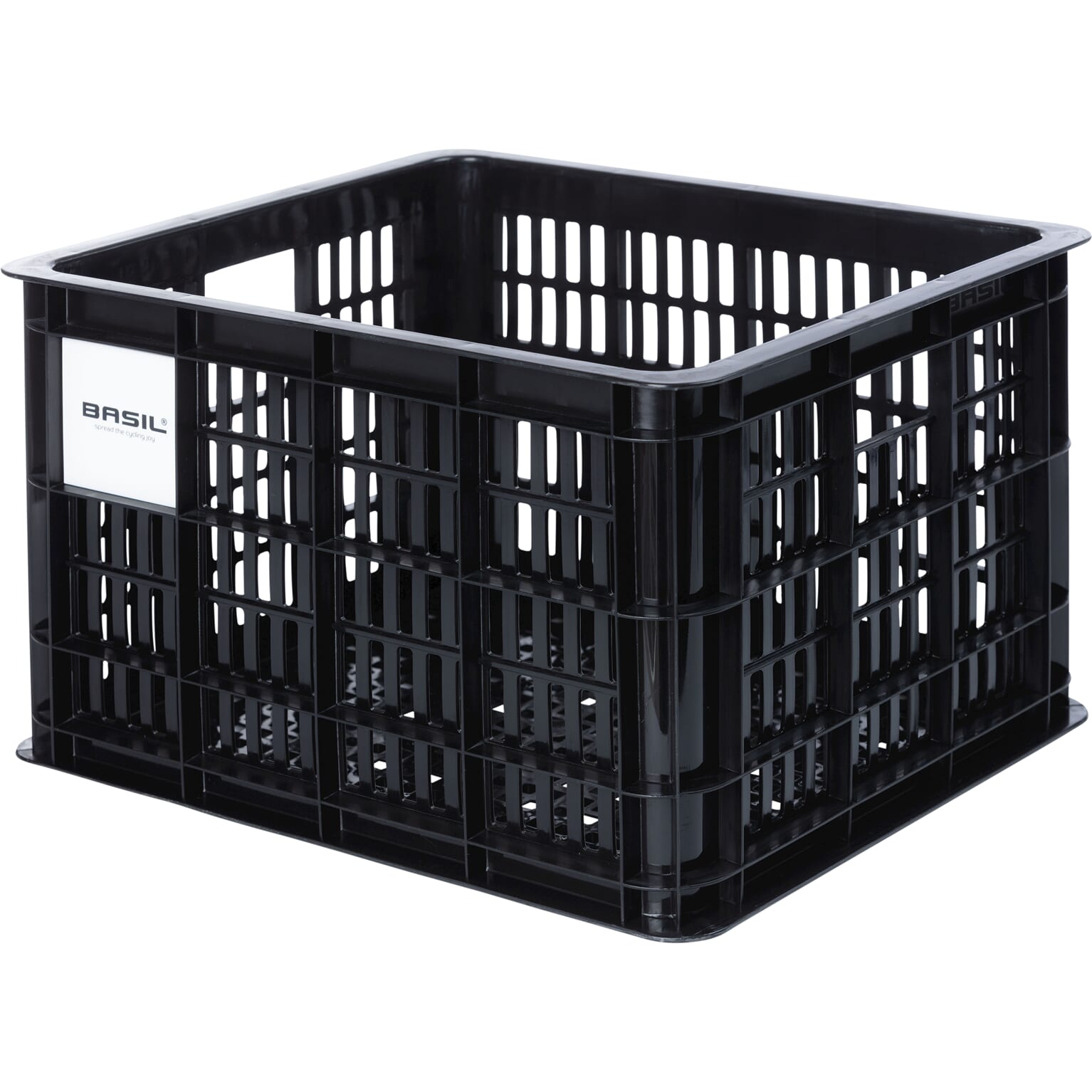 Basil fietskrat M - 29.5L - Recycled - Zwart