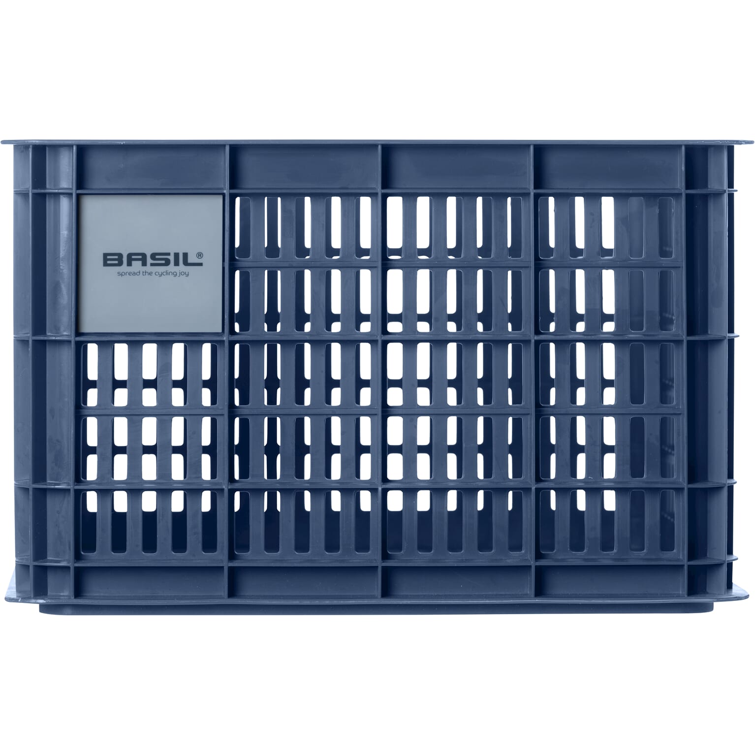 Basil fietskrat M blauw 29.5L recycled