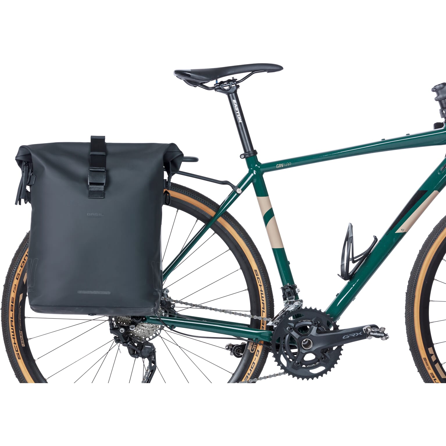 Basil schoudertas SoHo MIK Side night zwart 17L