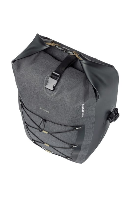 Basil fietstas enkel Navigator Storm M zwart 12-15L