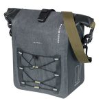 Basil fietstas enkel Navigator Storm M zwart 12-15L