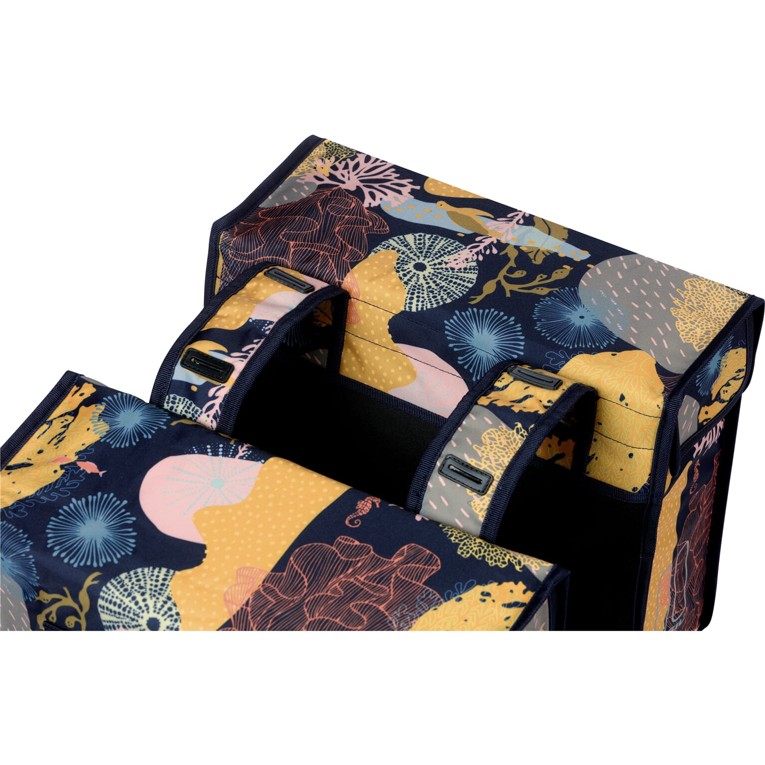 Basil fietstas dubbel Mara XL Reef night blauw 35L