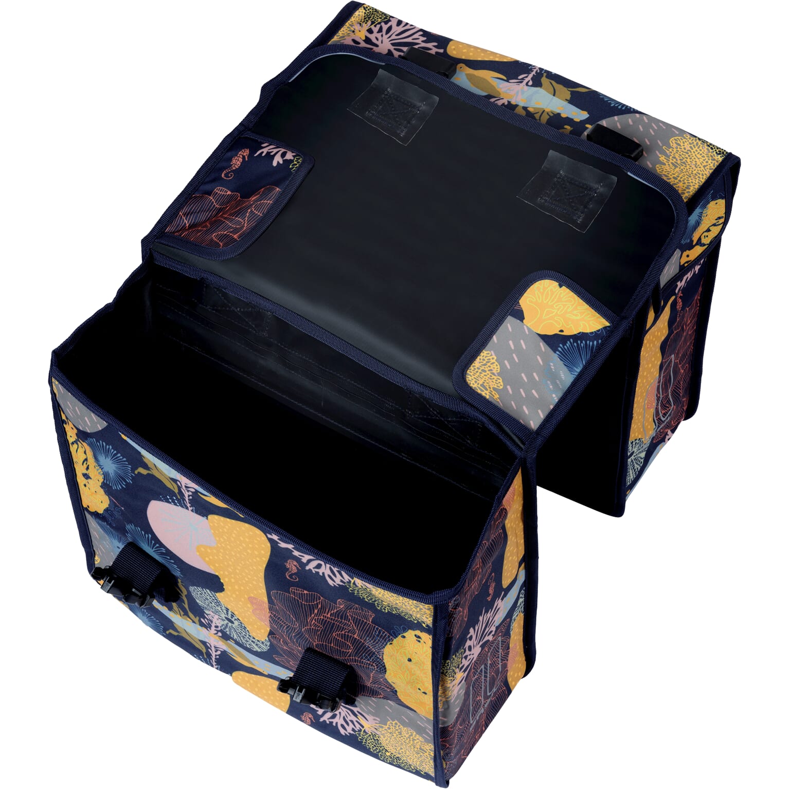 Basil fietstas dubbel Mara XL Reef night blauw 35L