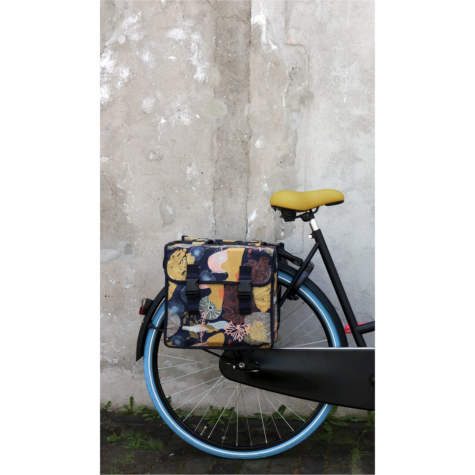 Basil fietstas dubbel Mara XL Reef night blauw 35L