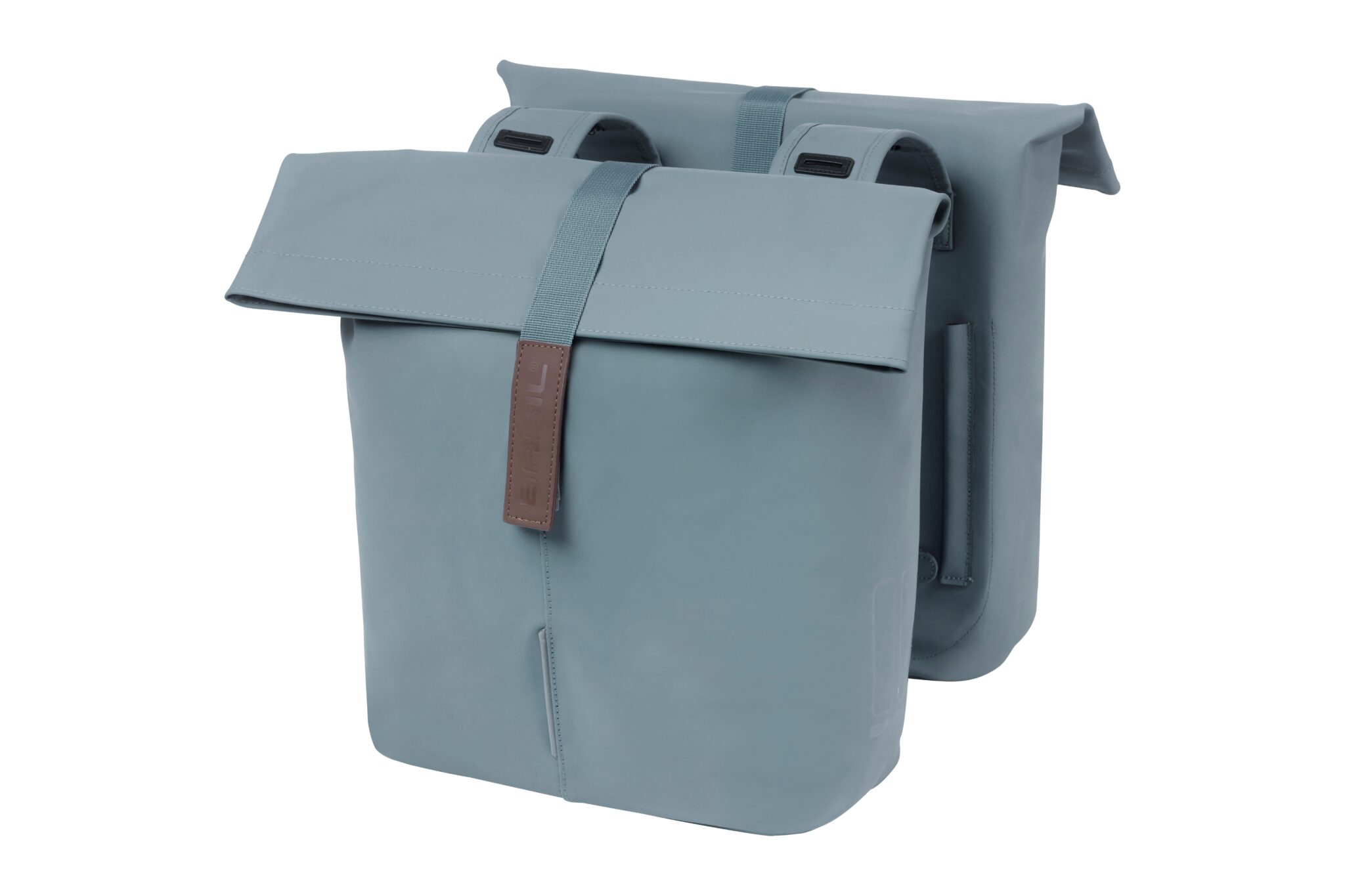 Basil fietstas dubbel City graphite blauw 28-32L