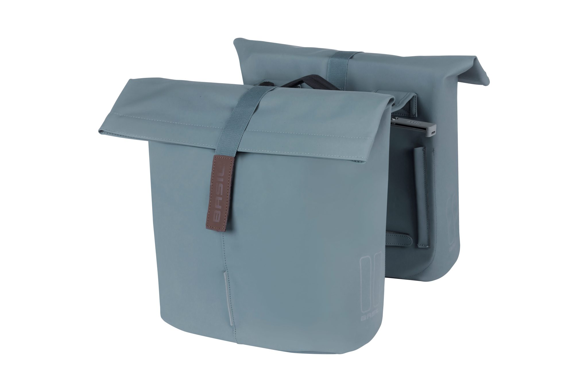 Basil fietstas dubbel City graphite blauw MIK 28-32L
