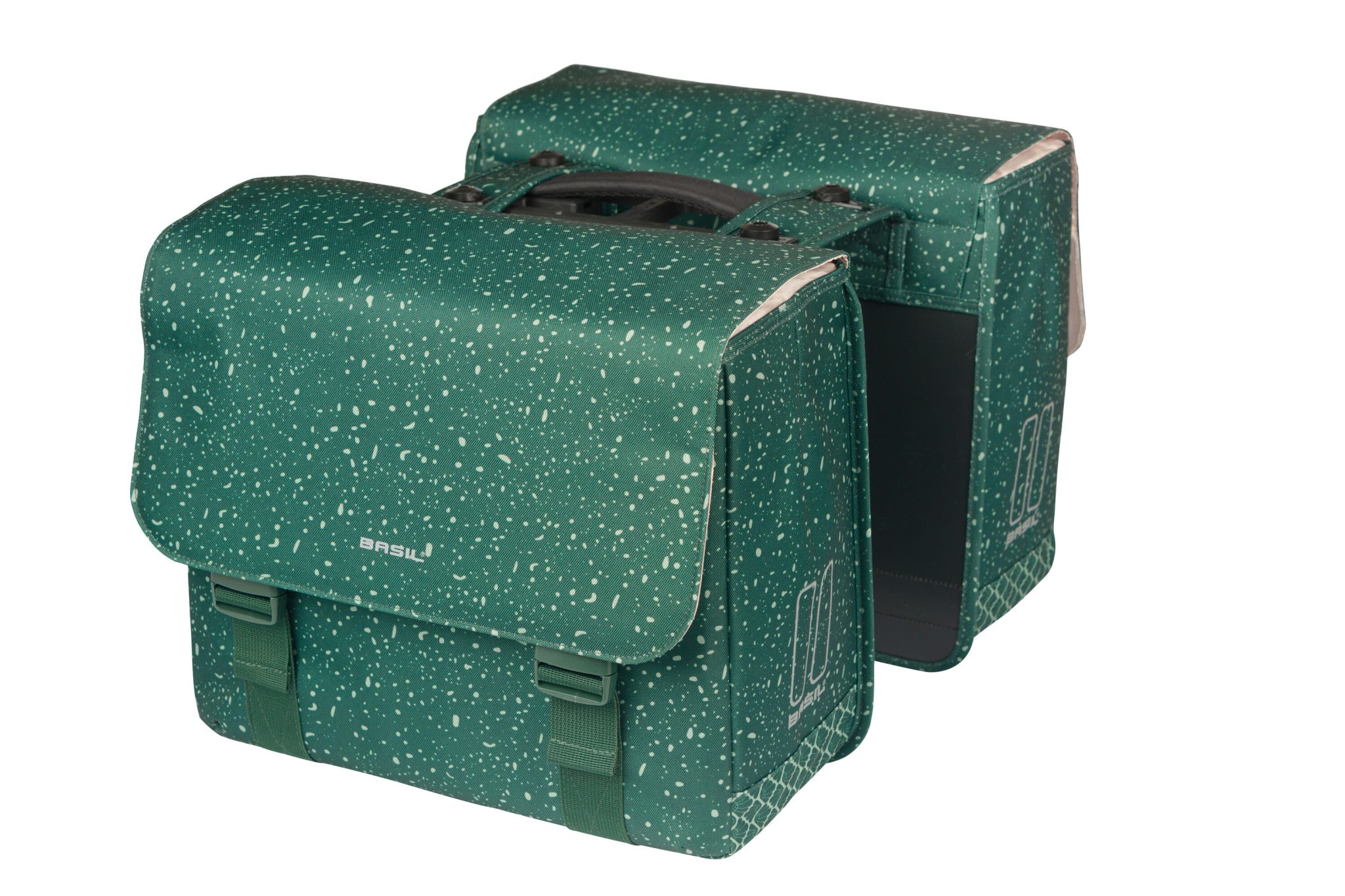 Basil fietstas dubbel Flair groen MIK 35L