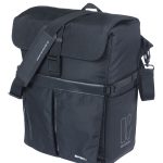 Basil schoudertas Move MIK Hooks zwart 15L