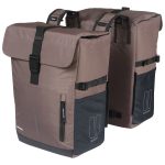 Basil fietstas dubbel Move bruin 30L