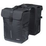 Basil fietstas dubbel Move zwart MIK 30L