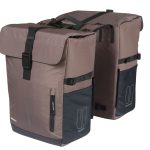 Basil fietstas dubbel Move bruin MIK 30L