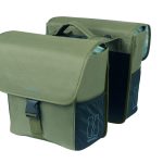 Basil fietstas dubbel Go donker groen MIK 32L