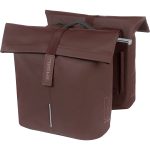 Basil fietstas dubbel City roasted bruin MIK 28-32L