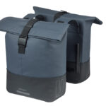 Basil fietstas dubbel Cove marine blauw/zwart 28-32L
