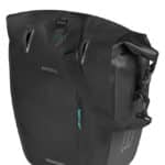 Basil fietstas enkel Rivo L MIK Hooks zwart 25-31L