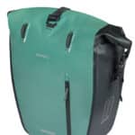 Basil fietstas enkel Rivo L MIK Hooks groen 25-31L