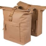 Basil fietstas dubbel Brooklyn zand 41L