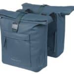 Basil fietstas dubbel Brooklyn marine blauw 41L