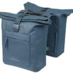 Basil fietstas dubbel Brooklyn marine blauw MIK 41L