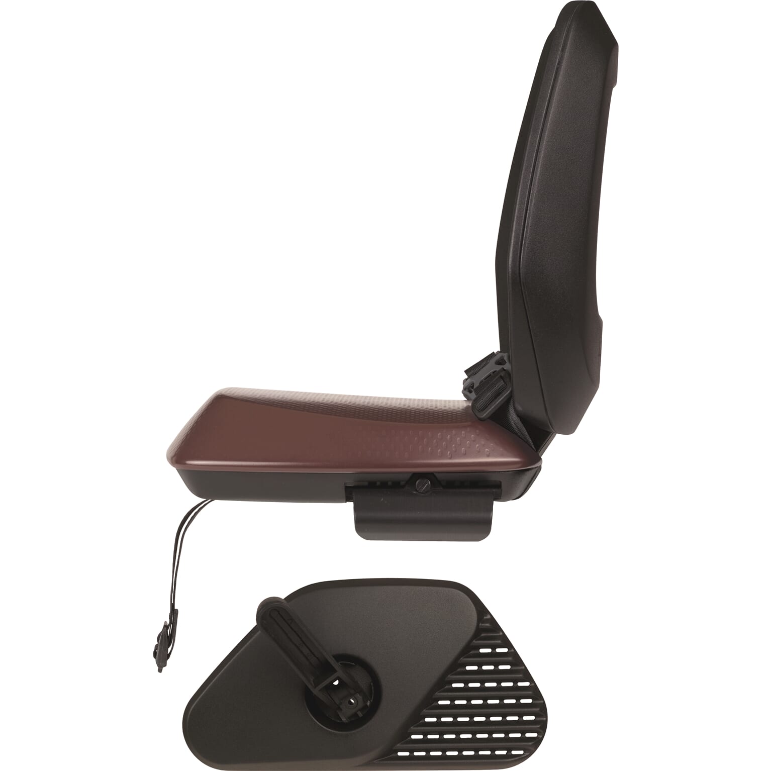 Bobike achterzitje junior One drager zwart/donker bruin