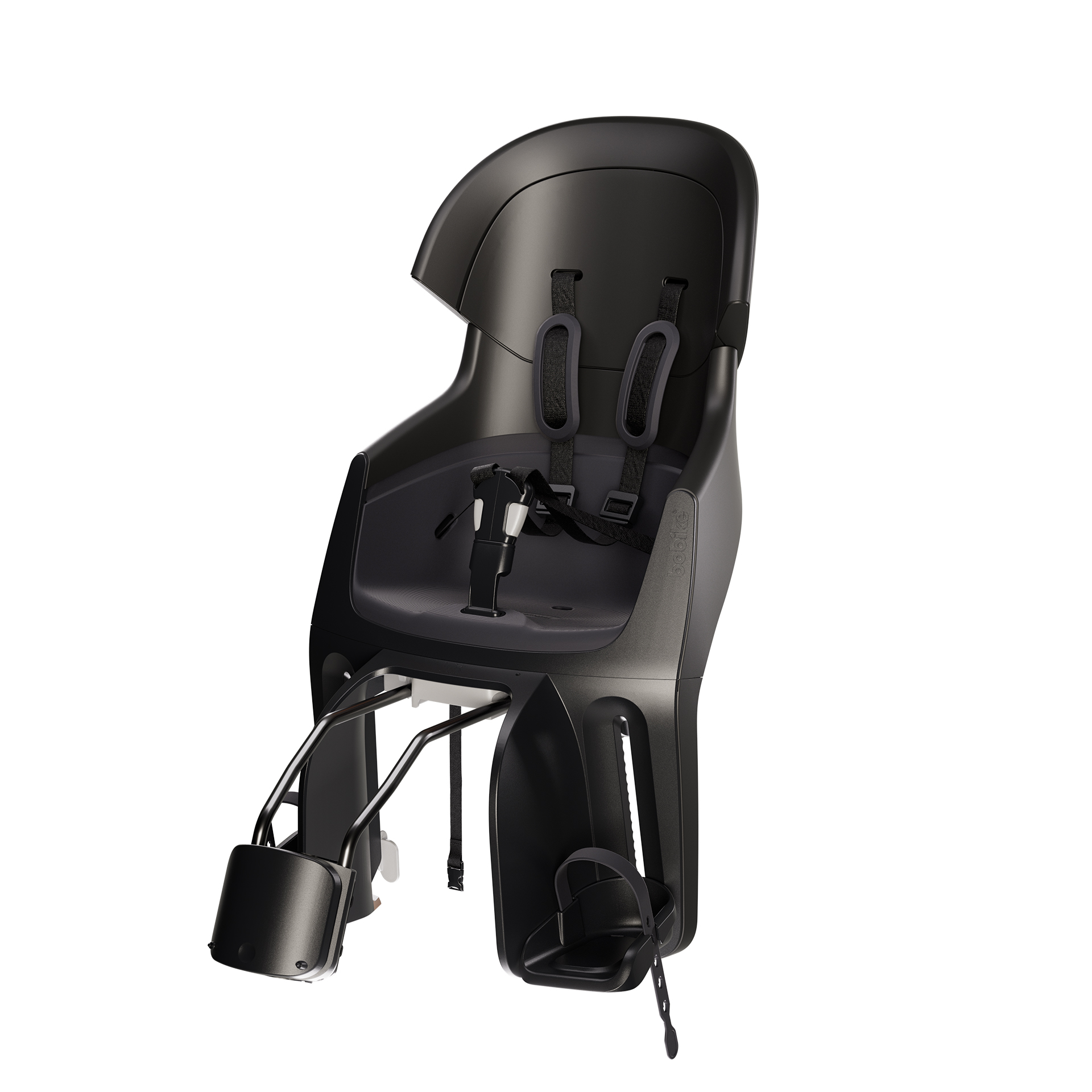 Bobike achterzitje Exclusive Evolve Maxi frame urban zwart