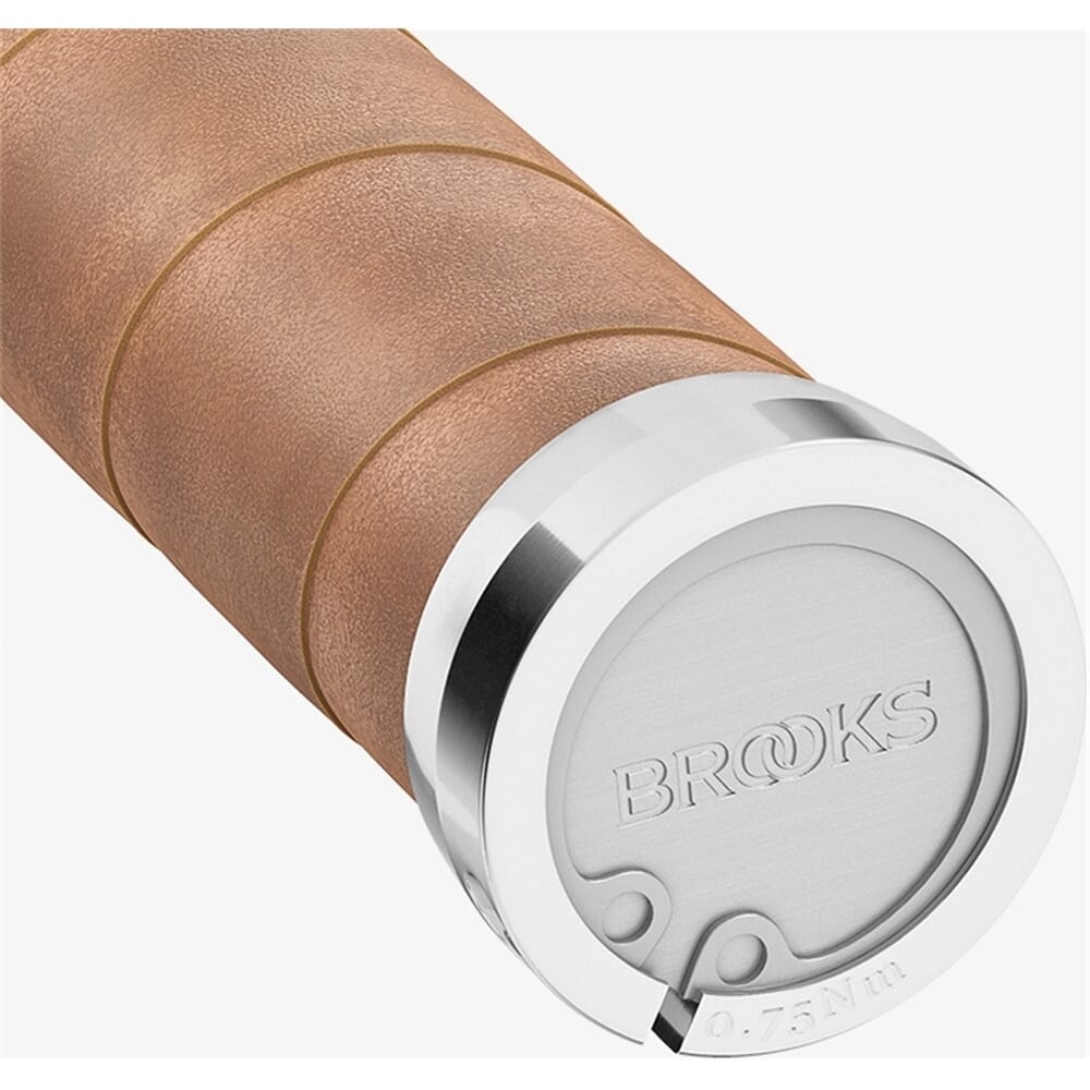 Brooks Handvatten Slender Leather Grips 130/130 Aged